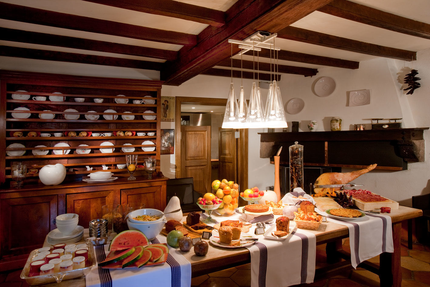 Auberge Ostapé Bidarray Étterem fotó